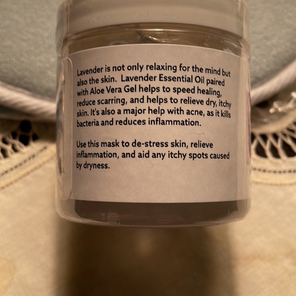 Lush lavender infused relaxation mask and buffer. Beauty Kitchen. New - Picture 2 of 3